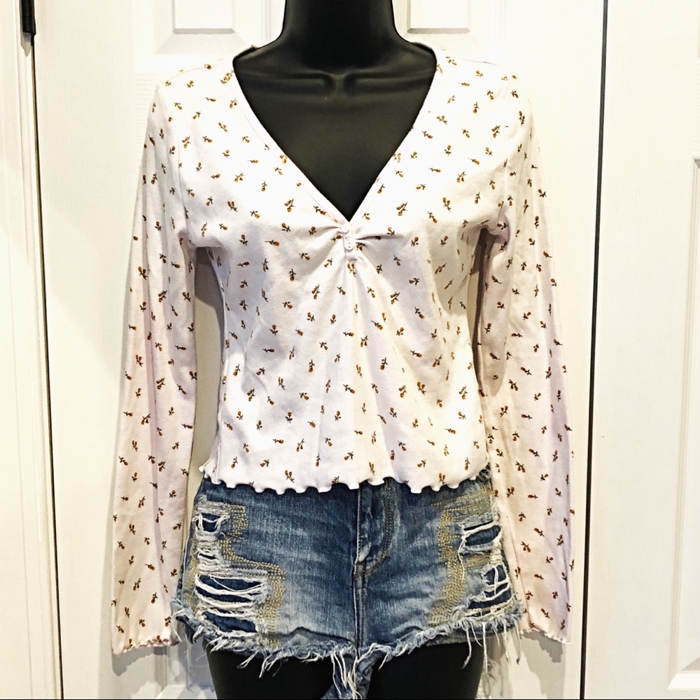 FOREVER 21 Floral Crop Top